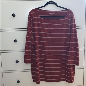 Ava and Viv Striped Top